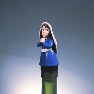 Mary of Flasche / Wein Stopfen, tolle Geschenkidee zu Weihnachten!