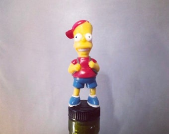 Bart Simpson Bottle Stopper for wine bottles and liquor bottles!