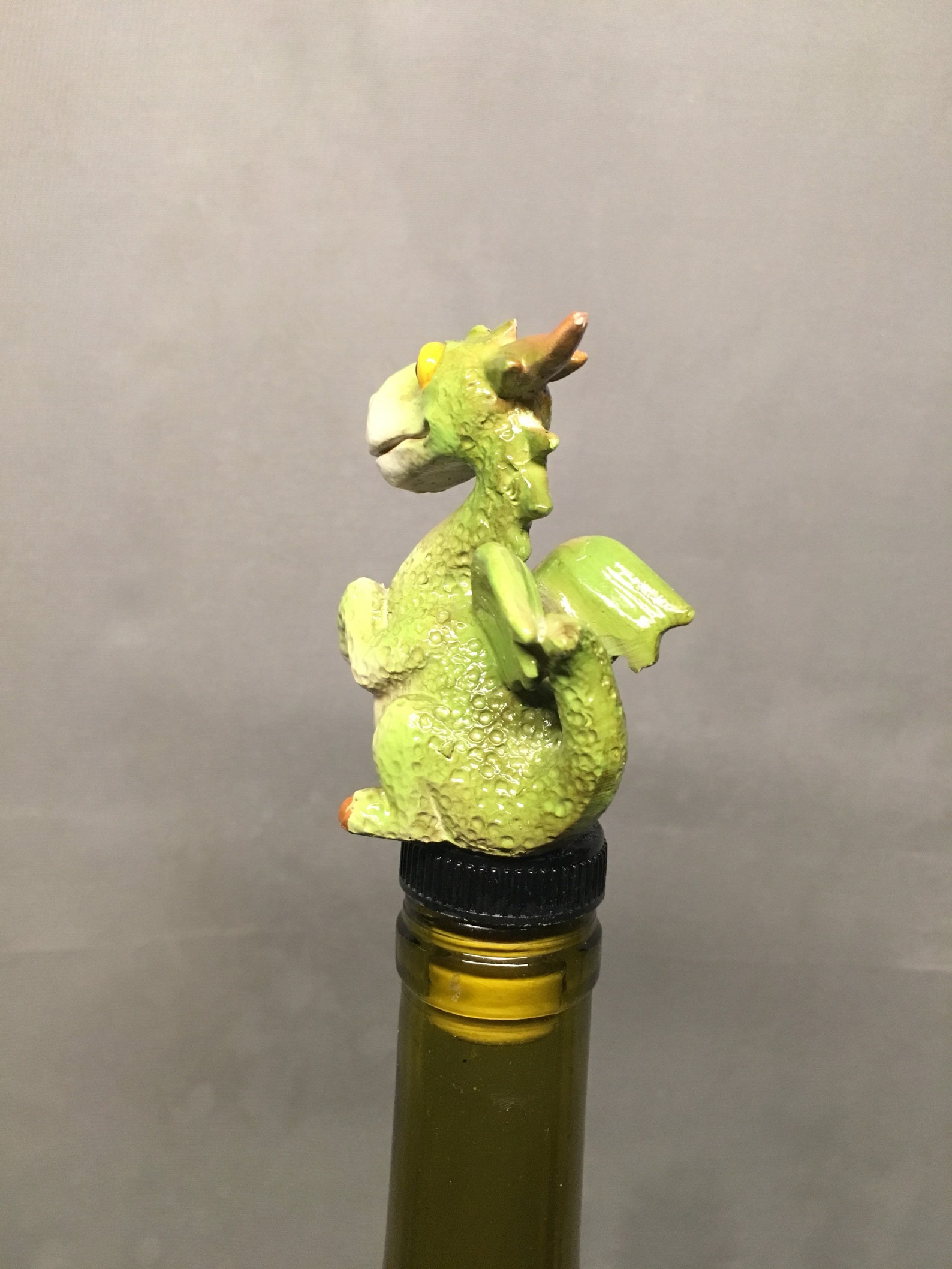 Dragon Bottle Stopper Dragon Gift Wine Gifts Green Dragon Etsy