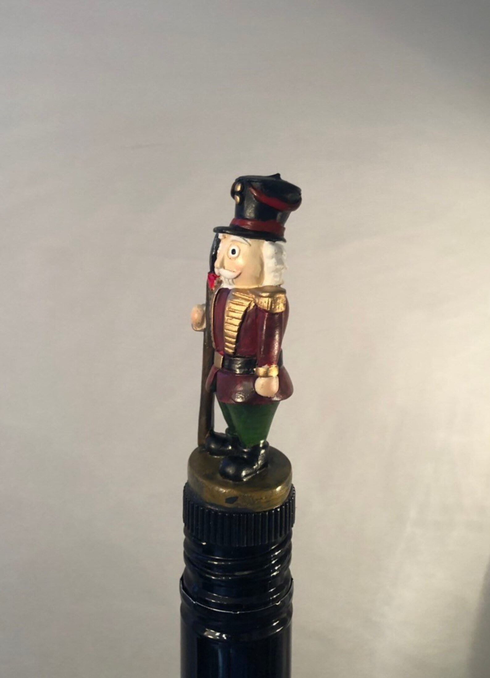 Nutcracker Bottle Stopper Decorate Any Liquor Bottle or Wine Etsy