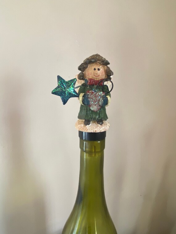 Great Christmas Bar Decoration or Wine Accessory Christmas Wine Stopper Great Christmas Bar Decoration or Wine Accessory Christmas Wine Stopper