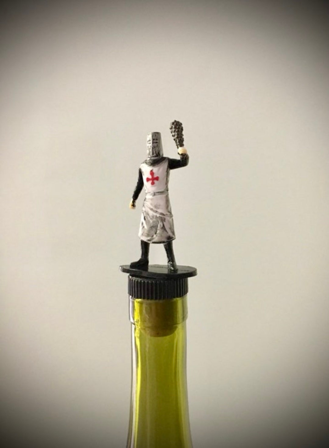 Knight Wine Stopper Medieval Knight Bottle Topper Knights Etsy