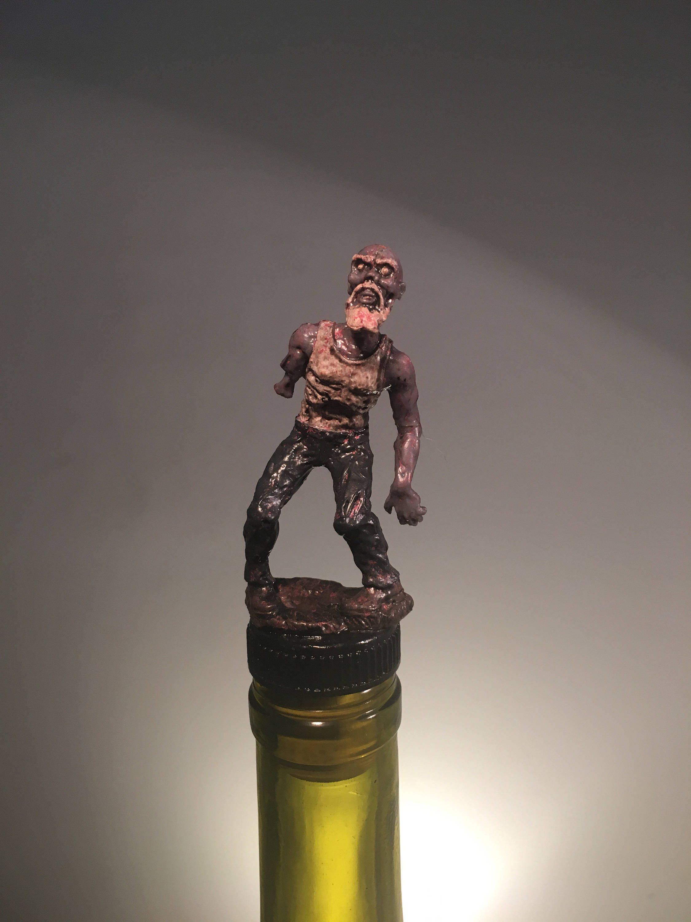 Zombie Wine Gift Zombie Wine Bottle Stopper Wine Gifts Etsy