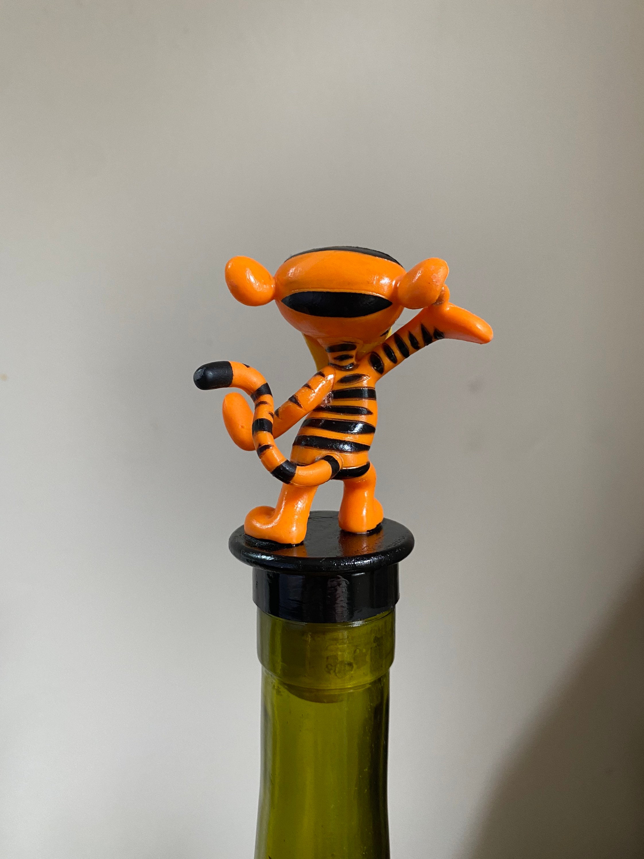 Tigger Bottle Stopper Disney Gift Wine Stopper Disney Etsy