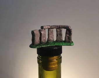 Handmade Stonehenge Bottle Stopper!