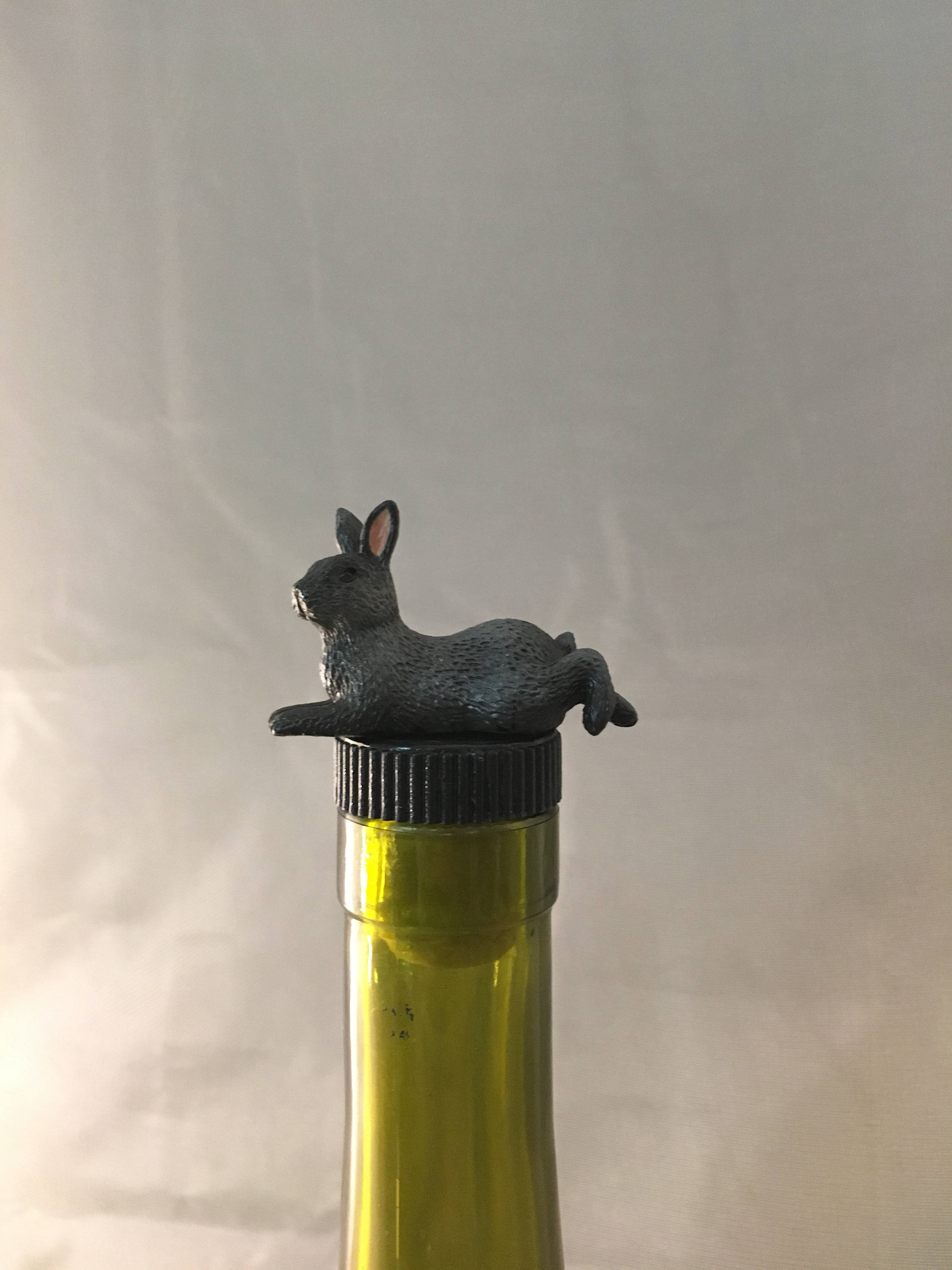 Rabbit Wine Stopper Rabbit Gift Wine Gifts Bar Gift Wine Etsy
