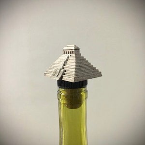 Pyramid Bottle Stopper for Liquor or wine bottles! Great Decoration of a History Lover!