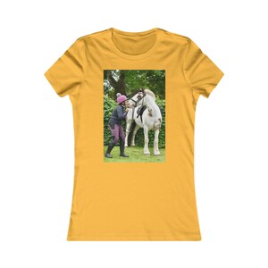 Personalised Photo T-Shirt for Women | Upload Your Own Picture | Custom Horse, Pet or Family Photo Tee | Gift for Her image 6