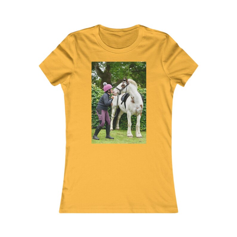 Personalised Photo T-Shirt for Women | Upload Your Own Picture | Custom Horse, Pet or Family Photo Tee | Gift for Her image 6