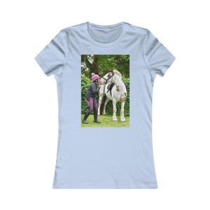 Personalised Photo T-Shirt for Women | Upload Your Own Picture | Custom Horse, Pet or Family Photo Tee | Gift for Her image 8