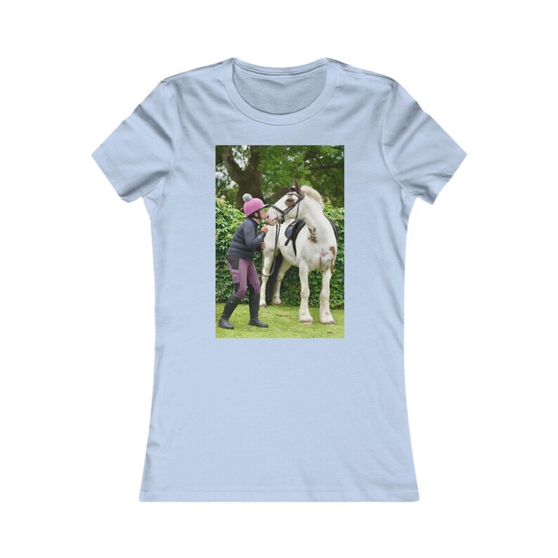Personalised Photo T-Shirt for Women | Upload Your Own Picture | Custom Horse, Pet or Family Photo Tee | Gift for Her image 8