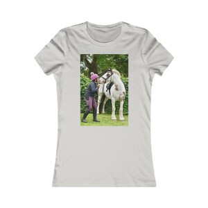 Personalised Photo T-Shirt for Women | Upload Your Own Picture | Custom Horse, Pet or Family Photo Tee | Gift for Her image 5