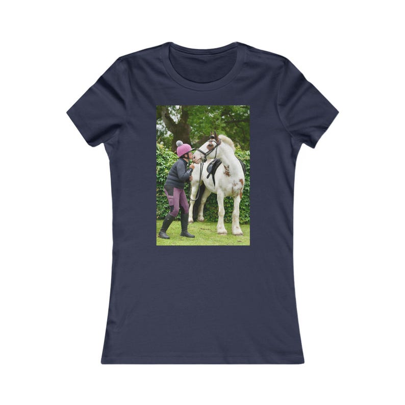 Personalised Photo T-Shirt for Women | Upload Your Own Picture | Custom Horse, Pet or Family Photo Tee | Gift for Her image 12