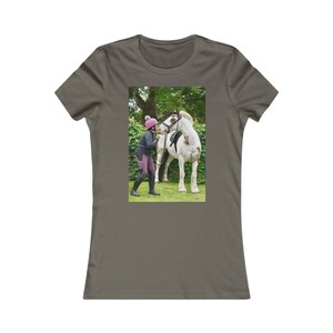 Personalised Photo T-Shirt for Women | Upload Your Own Picture | Custom Horse, Pet or Family Photo Tee | Gift for Her image 7
