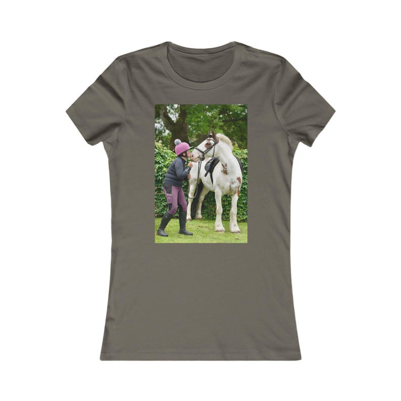 Personalised Photo T-Shirt for Women | Upload Your Own Picture | Custom Horse, Pet or Family Photo Tee | Gift for Her image 7