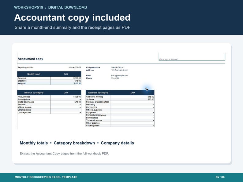 Monthly Income and Expense Tracker Excel Template - Etsy France