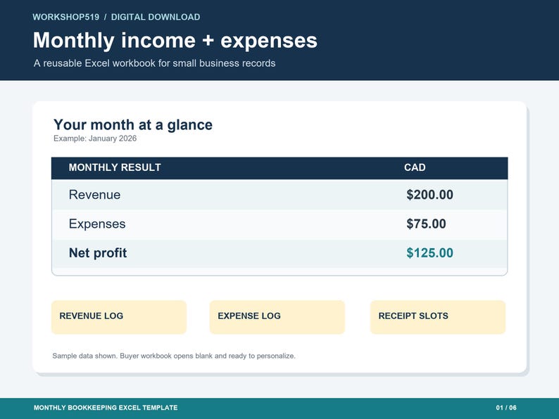 Monthly Income and Expense Tracker Excel Template - Etsy UK