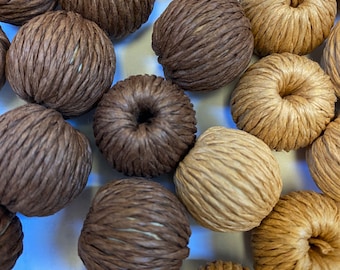 Sale Rattan beads wicker beads large rattan beads large 1 piece size is 20-22mm