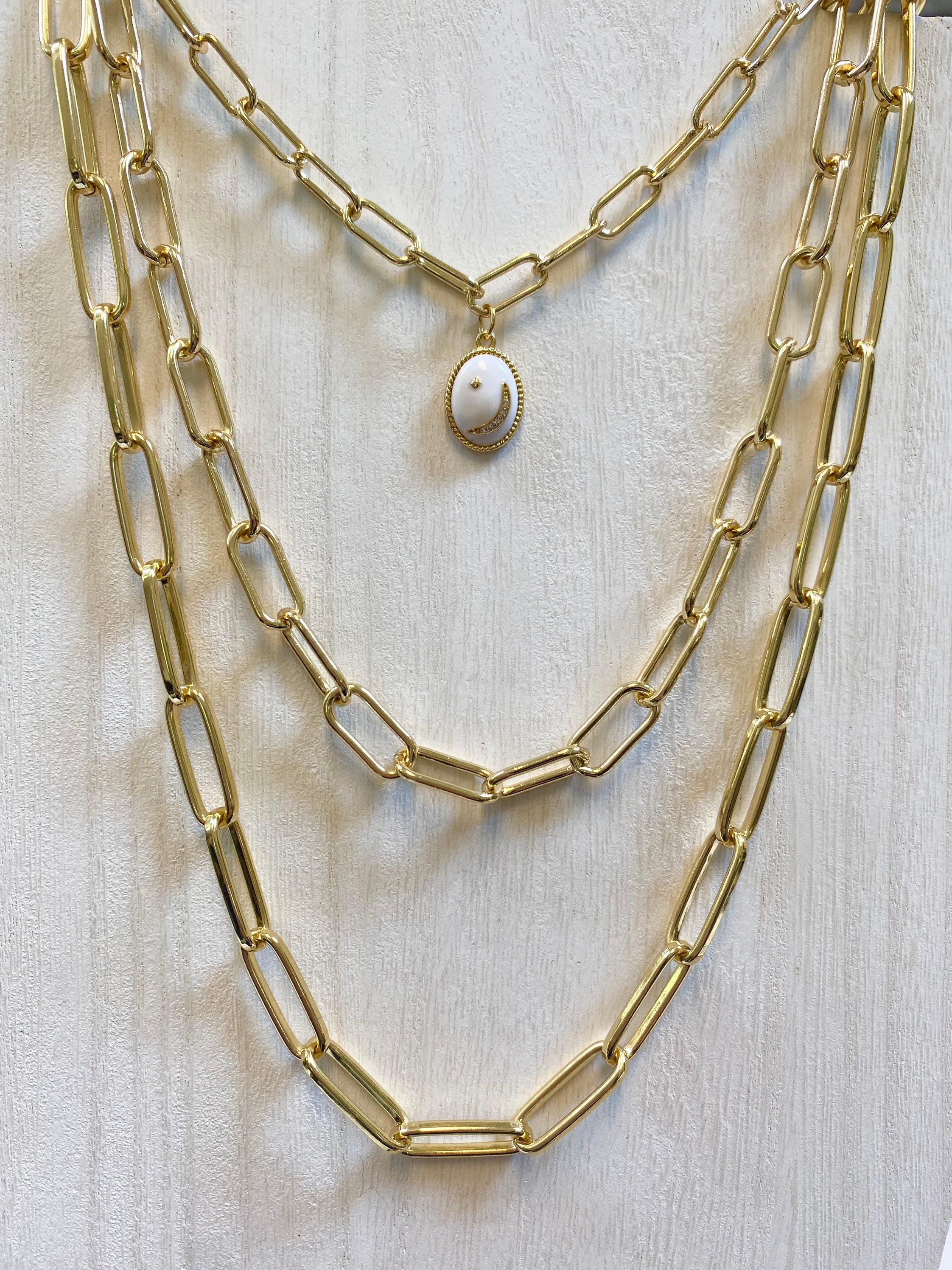 Gold Fill Overlay Paperclip Chain (2 Feet, 12.5mm X 5.7mm  display picture 2