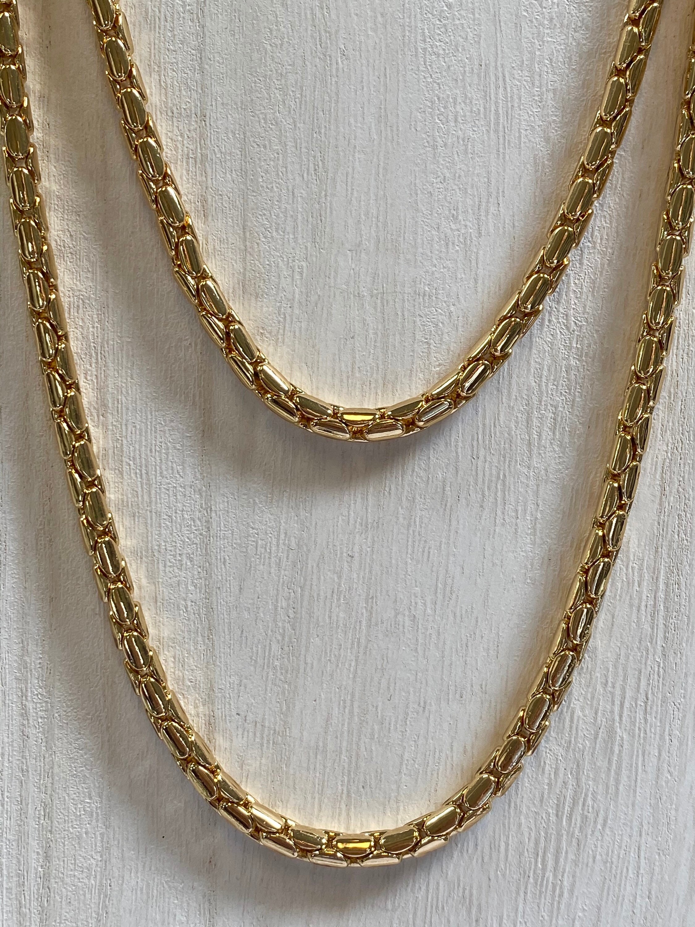 Cobra chain gold cobra chainfinished on endsjust add Etsy