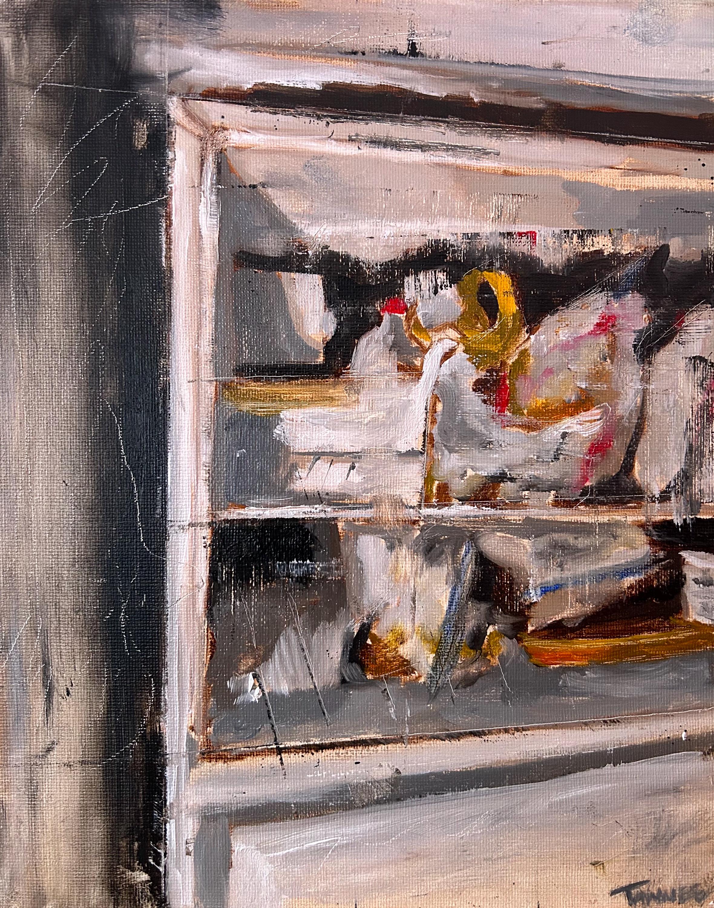 Freezer sketch  - ORIGINAL Oil Painting