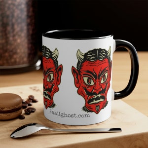 devil head coffee mug