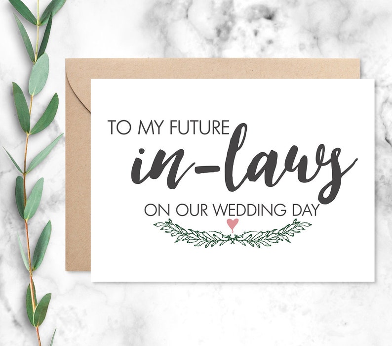 mother in law card wedding day