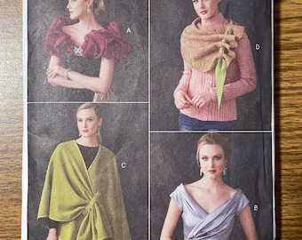 Vogue 9291 Shoulder covers and tie top sewing pattern All sizes UNCUT