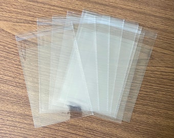 200 acetate card sleeves 5" x 7"