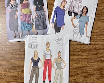You get all 3! Large and plus size sewing patterns UNCUT