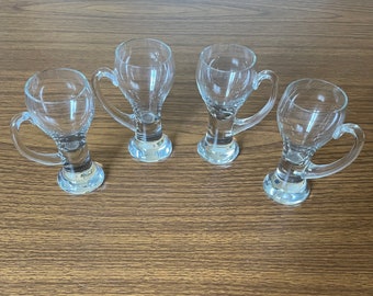 Aperitif glasses handmade set of four