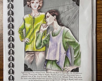 The Cutting Line 62612 Tunic and over vest sewing pattern All sizes UNCUT