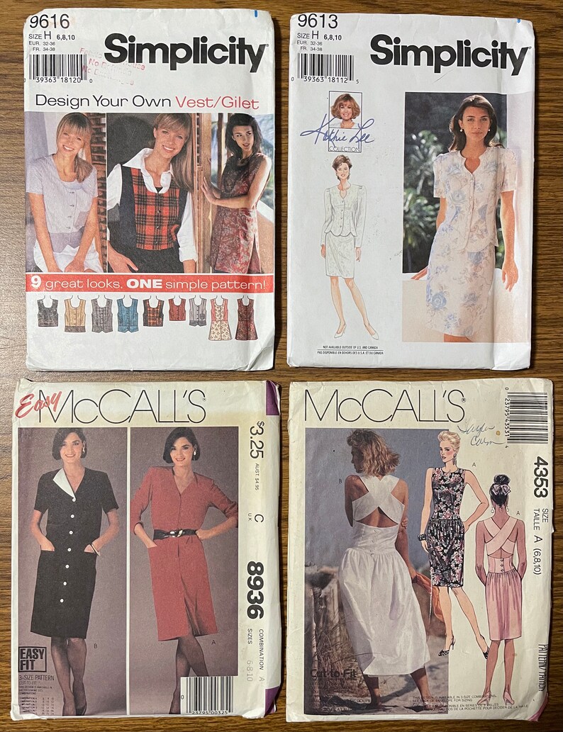 UNCUT Lot of 21 patterns 6 8 10 image 4