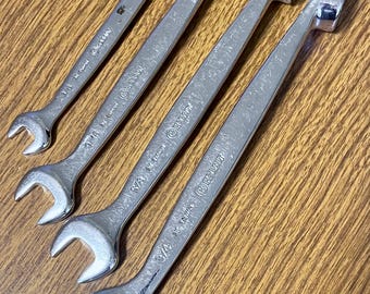 Twisted SAE ratcheting wrenches Kobalt lot of 4