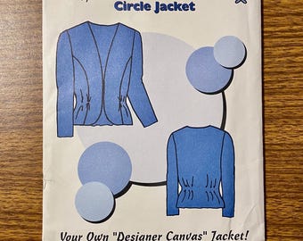 Plus size Circle Jacket sewing pattern Bust up to 58" UNCUT
