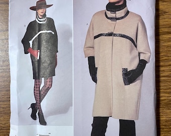 Vogue 1319 Lined coat sewing pattern All sizes up to 55" bust UNCUT