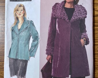 Vogue 1147 Lined coats sewing pattern All sizes up to 55" bust UNCUT