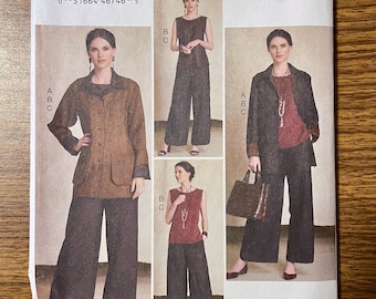 Vogue 9217 wardrobe sewing pattern L XL XXL 16-26 UNCUT