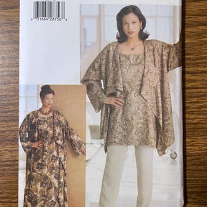 Vogue 9960 Pullover caftan and pants sewing pattern 16-22 UNCUT