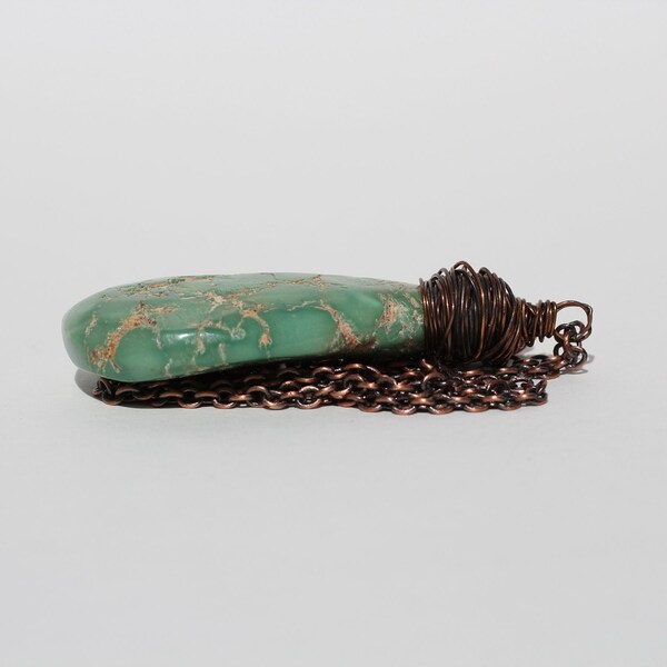 spirit. turquoise love stone necklace.
