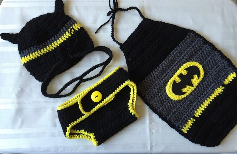 Batman Inspired Baby Outfit