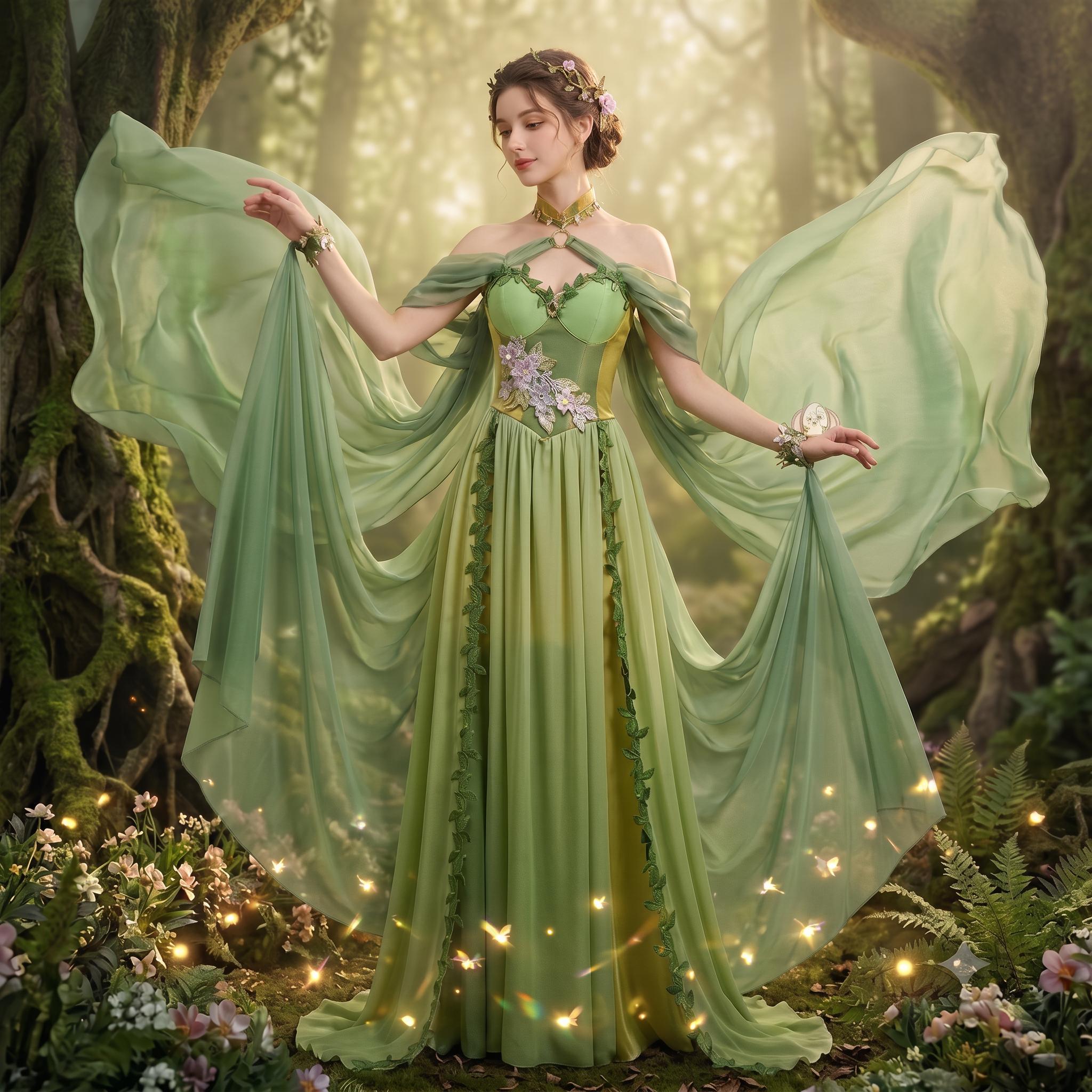 Green Elf Gown