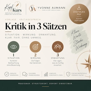 Mitarbeitergespräch Kritik in 3 Sätzen Leitfaden