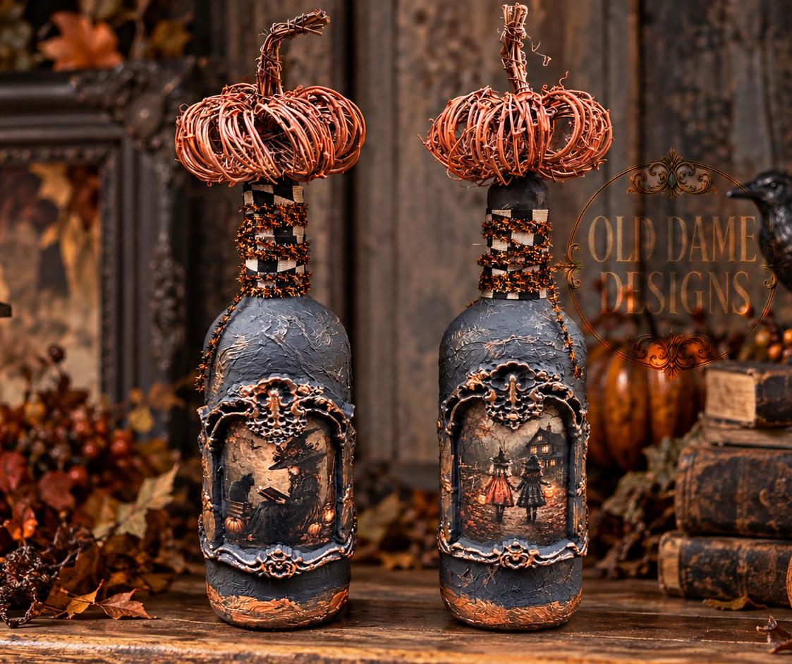 Gothic Decorative Bottle - Etsy