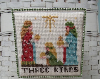 Three Kings Block - Christmas cross stitch pattern - pdf download by KiraLyn's Needlearts