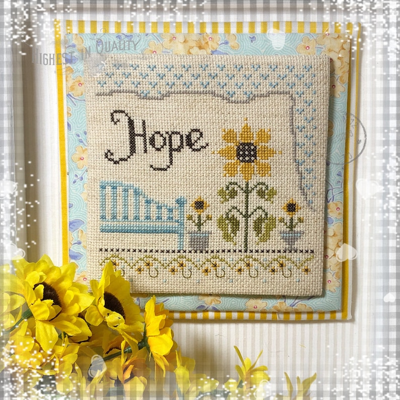 Hope Cross Stitch Pattern Pdf Download by Kiralyn's Needlearts - Etsy