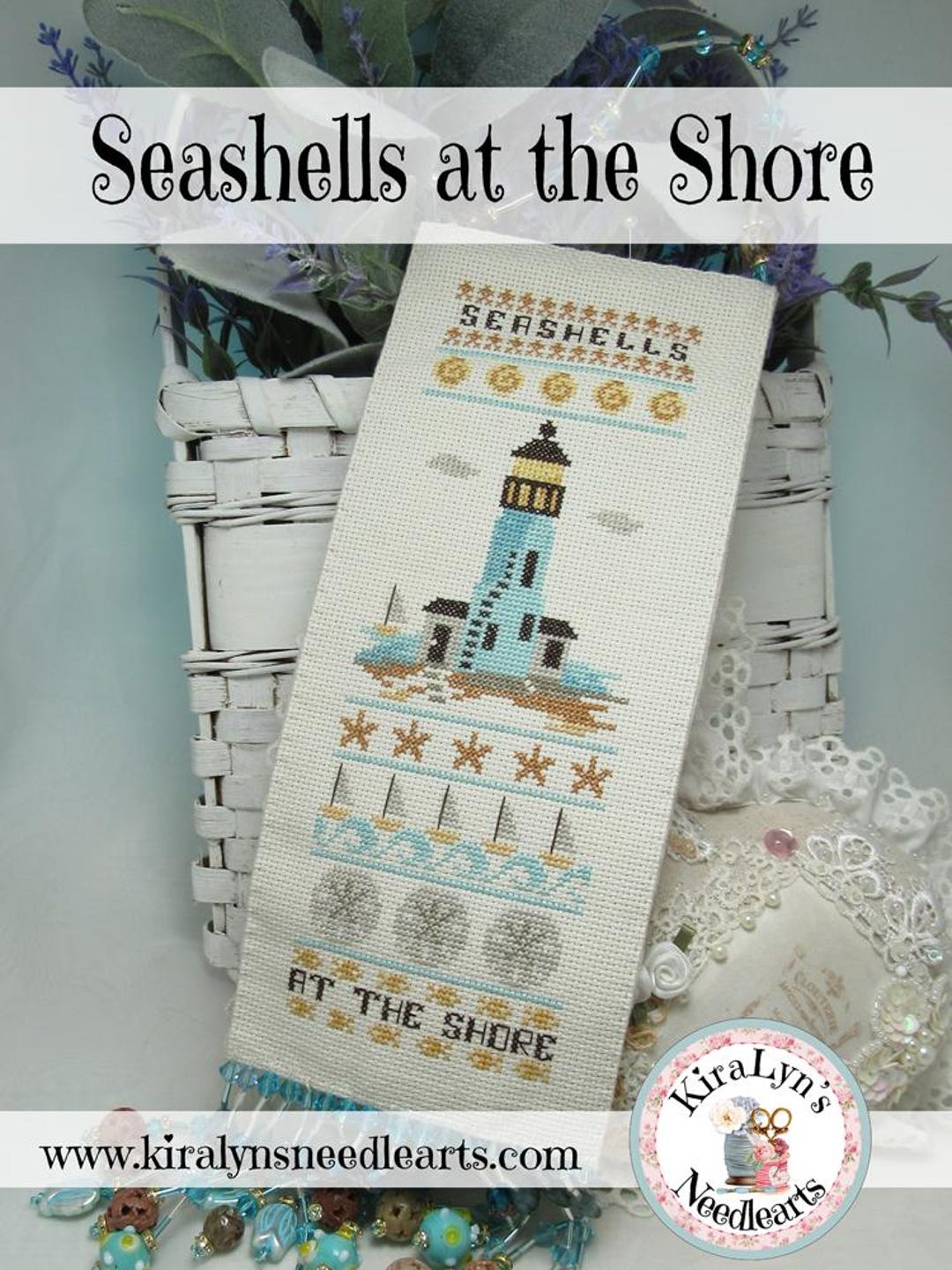 Seashells at the Shore - Beach Cross Stitch Pattern - Pdf Download by ...