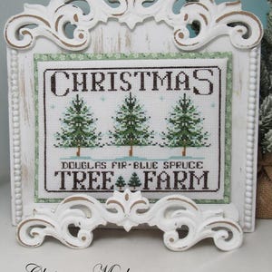 Christmas Market - Christmas cross stitch pattern - Instant pdf download - sign