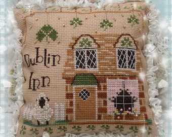 Dublin Inn cross stitch pattern - pdf download by KiraLyn's Needlearts