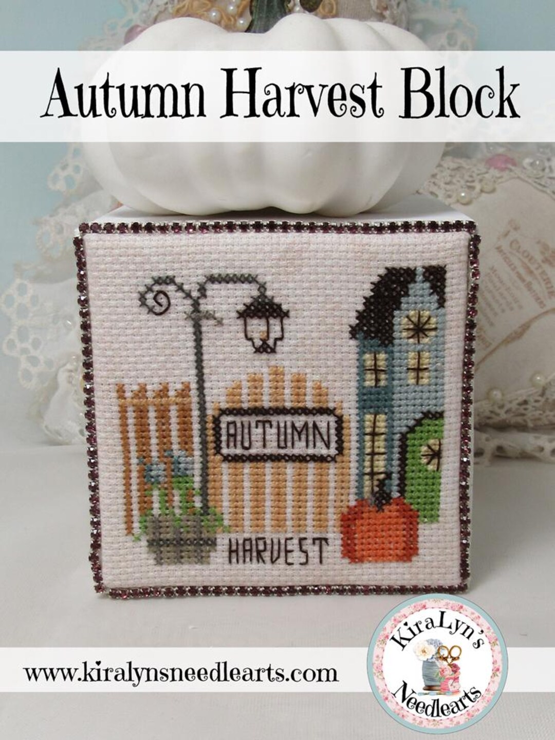 Autumn Harvest Block - Autumn Cross Stitch Pattern - Pdf Download by ...